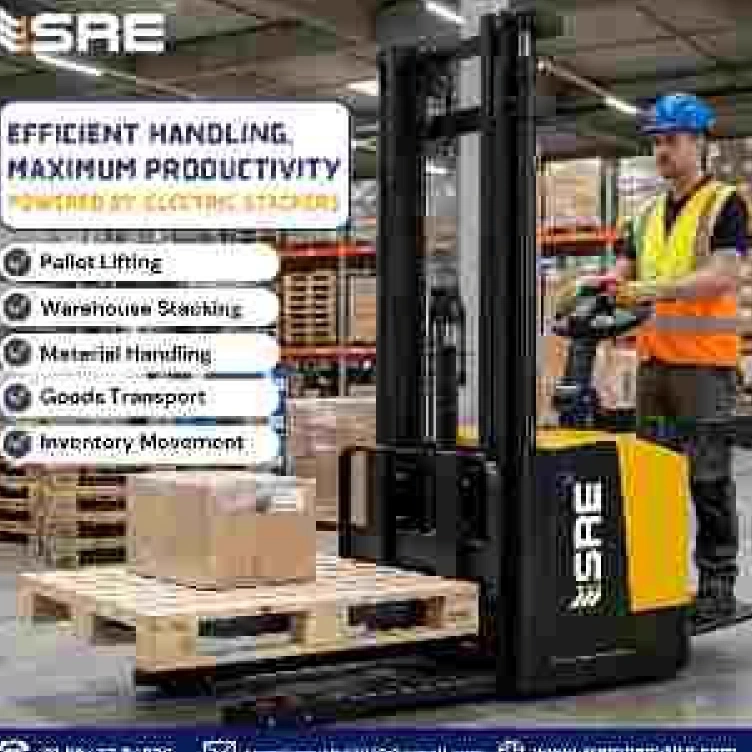 Maximize Warehouse Output Using Modern Electric Stackers