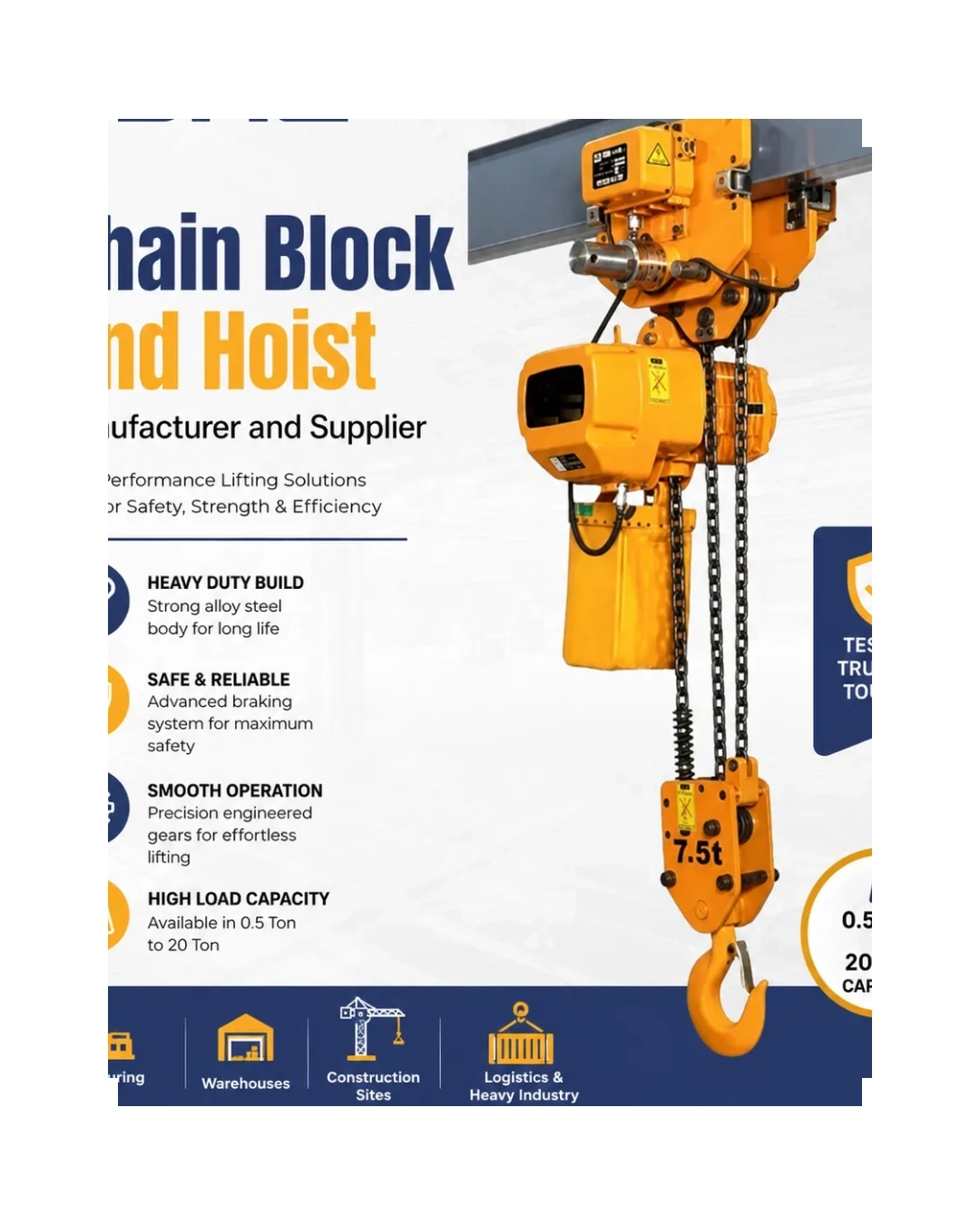 Chain Block Hoist Solutions For Industrial Lifting