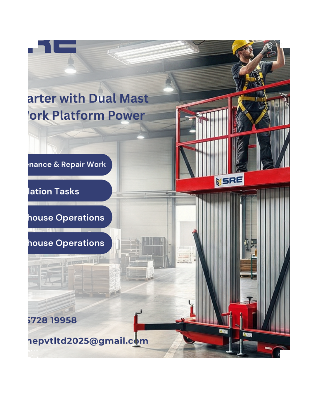 Why Dual Mast Aerial Work Platforms Boost Productivity