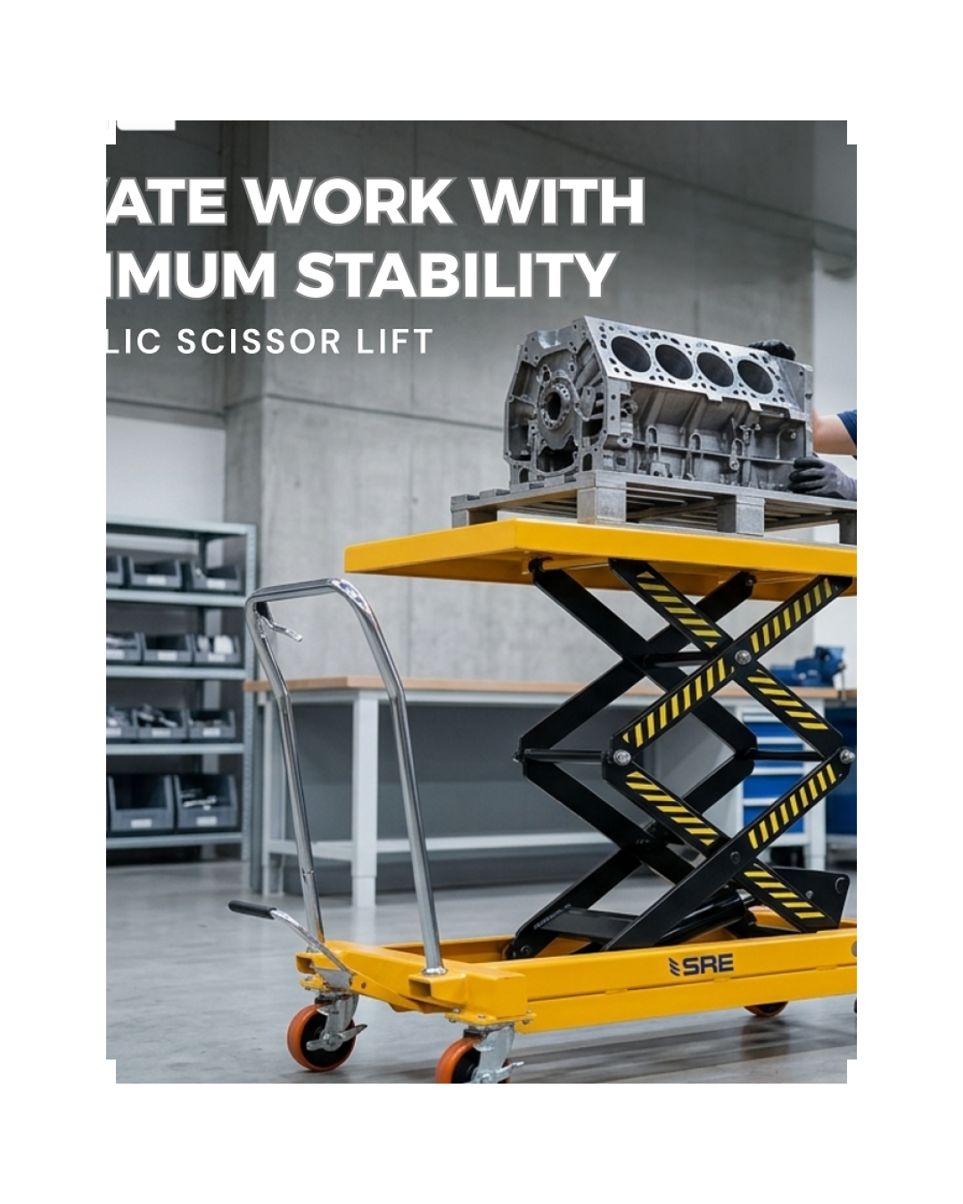 Secure Elevated Operations with Hydraulic Scissor Lift