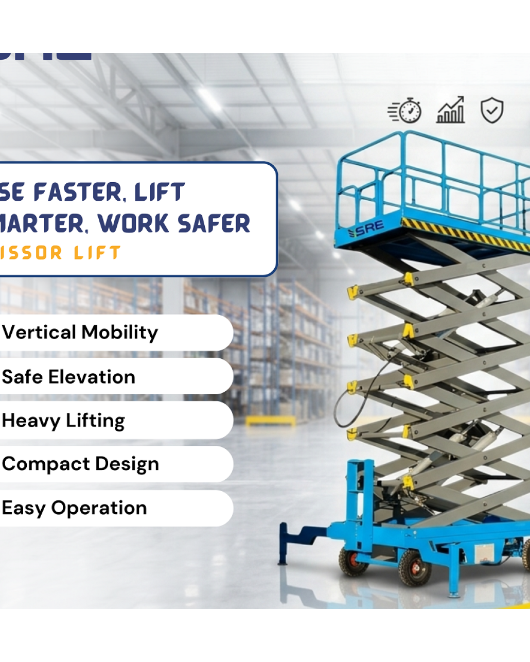 Lift Faster Work Safer Dominate with Scissor Lift