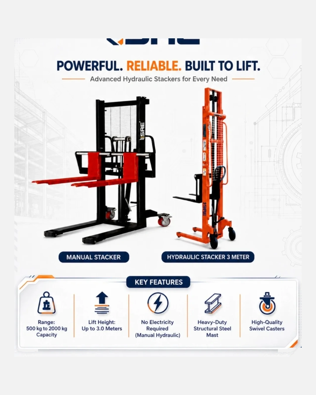 How Manual Hydraulic Stackers Improve Warehouse Safety