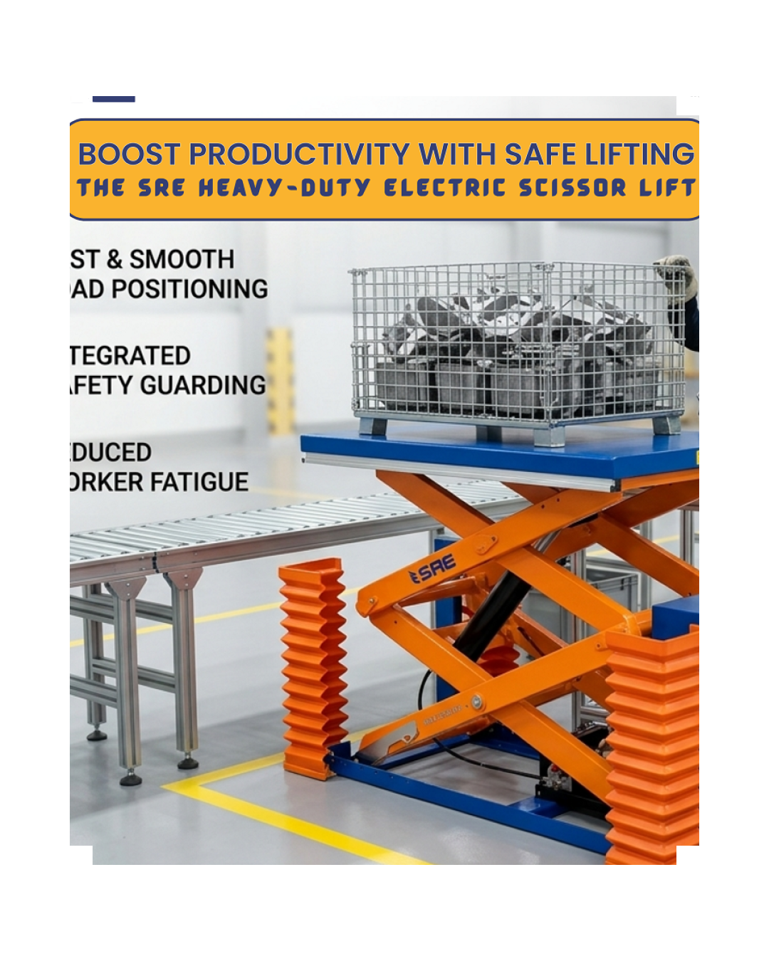 Maximize Productivity Using Electric Scissor Lift Tables
